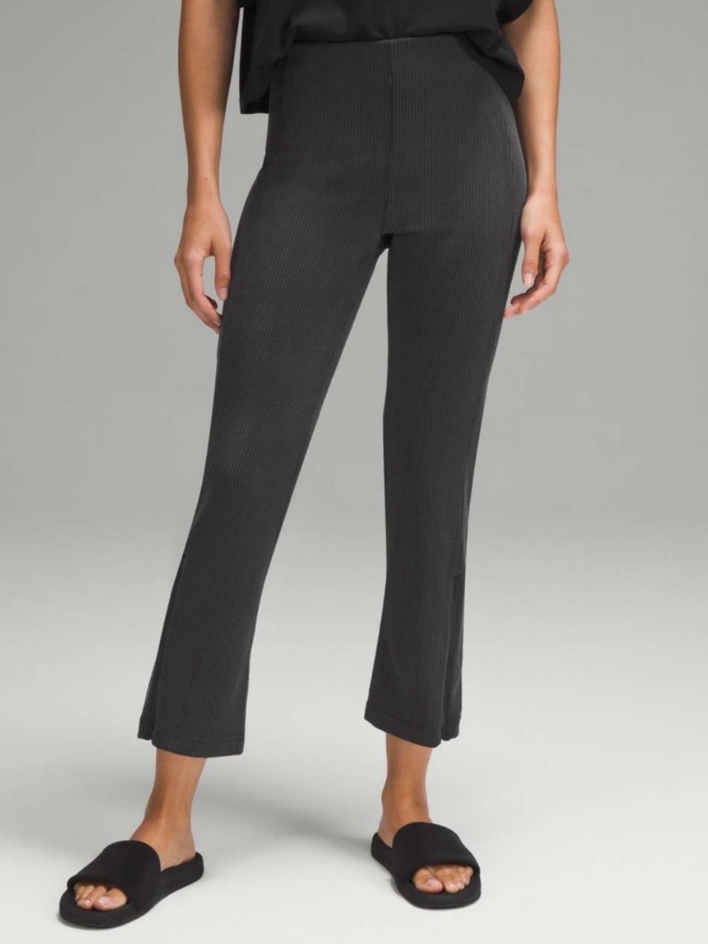Lululemon Black Rib Knit Pants